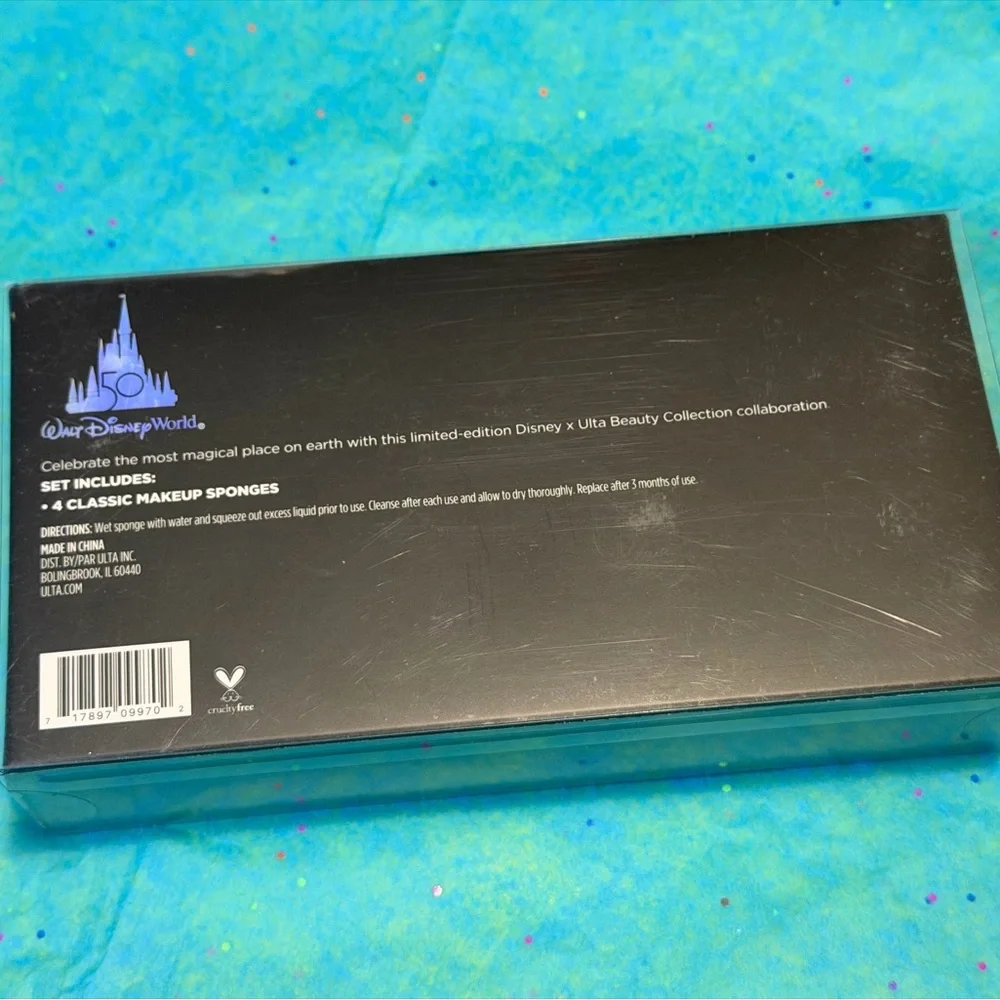 Disney Parks Limited Edition Makeup Sponge Set Four Piece New NRFB